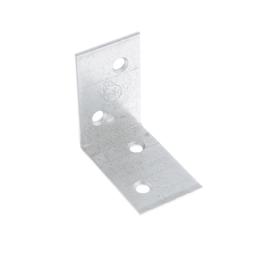 

Уголки мебельные 40x40x25x2 с шурупом, цвет белый цинк, 4 шт.