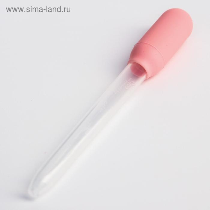 Аспиратор-пипетка, назальный, цвет розовый