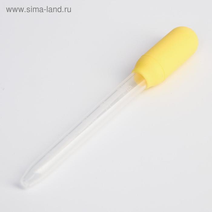 Аспиратор-пипетка, назальный, цвет желтый