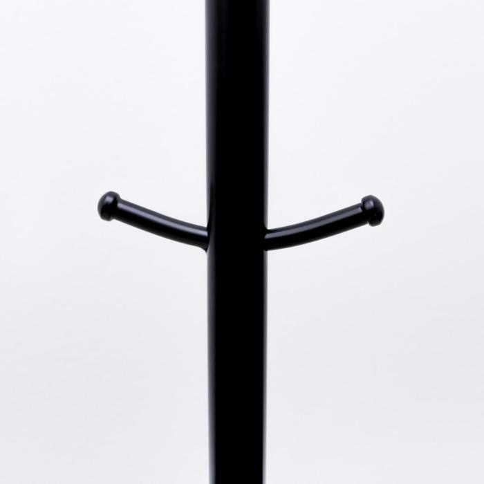 Вешалка напольная «Корона», 63×63×182 см, разборная, цвет чёрный