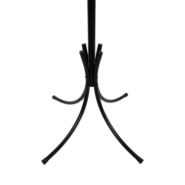 Вешалка напольная «Корона», 63×63×182 см, разборная, цвет чёрный