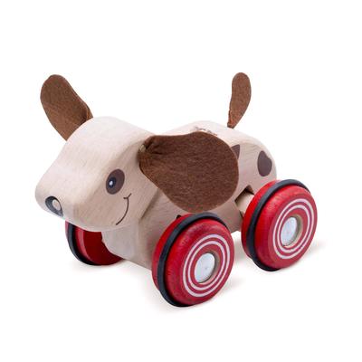 Деревянная игрушка на колесах «Щенок»
