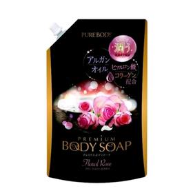 

Гель для душа Mitsuei Pure Body Premium, увлажняющий, с аргановым маслом, гиалуроновой кислотой и коллагеном, с роскошным ароматом роз, 840 мл