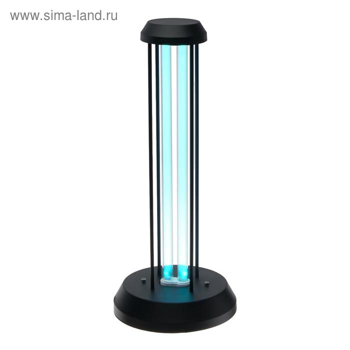Светильник ультрафиолетовый бактерицидный Uniel, 36Вт, озонирование, 185 нм., до 40м2,черный