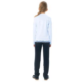 

Блузка для девочек, рост 134 см, цвет голубой