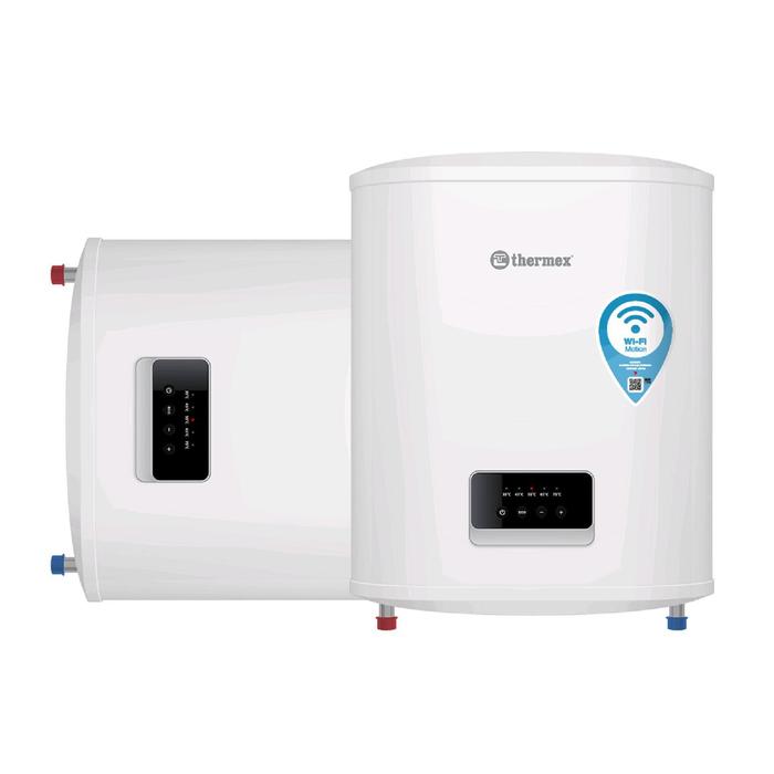 

Водонагреватель Thermex Bravo 30 Wi-Fi, накопительный, 2 кВт, 30 л, упр.-е голосом, белый