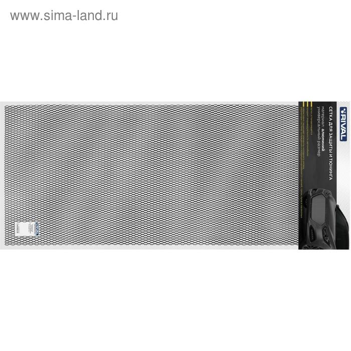 Универсальная сетка Rival 1000х500 H20 защиты радиатора, черная, 1 шт, INDIV.ZS.01.3