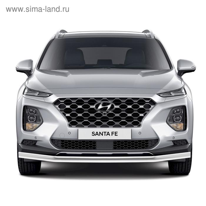 Защита переднего бампера d57 RIVAL, Hyundai SantaFe 2018-н.в., с крепежом, R.2312.001