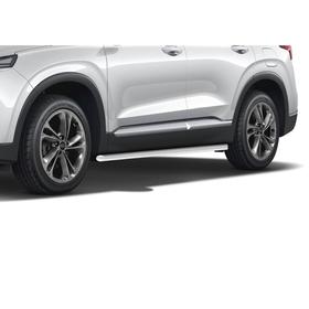 

Защита порога d57 RIVAL, Hyundai SantaFe 2018-2021, с крепежом, R.2312.003