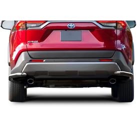 

Защита заднего бампера d57 уголки, RIVAL, Toyota Rav4 2019-н.в., с крепежом, R.5725.008