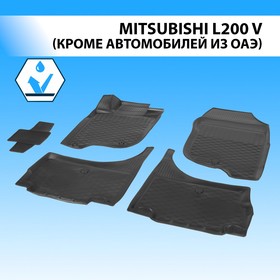 

Коврики салона RIVAL, Mitsubishi L200 2015-2019, 14003001