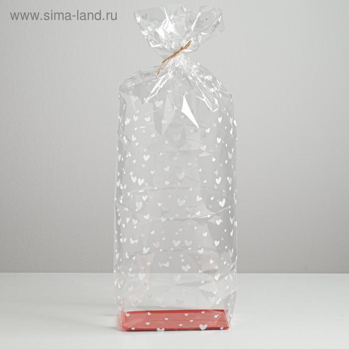 

Пакет с жёстким дном Love is, 11 х 17 х 60 см