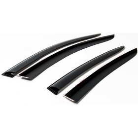 

Дефлекторы окон, AutoFlex, Renault Logan I 2005-2014, литьевой ПММА, 4 шт., 847302
