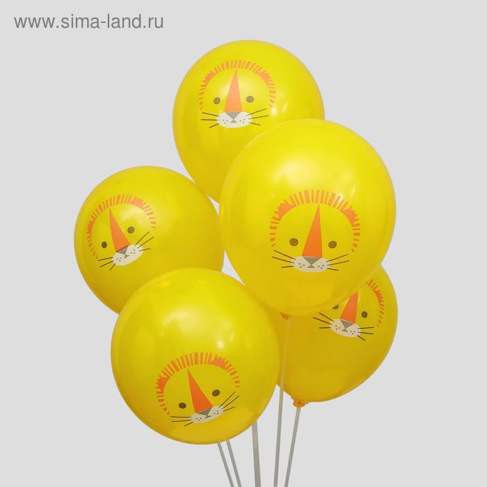 

Шар латексный 12" «Лев», набор 100 шт.