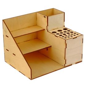 

Подставка для кистей и красок 20 х 14.5 х 15 см, Calligrata №1, дерево (фанера березовая)