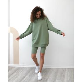 Худи женское MINAKU: Casual Collection цвет оливковый, р-р 46-48