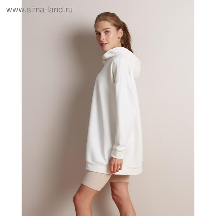 

Худи женское MINAKU: Casual Collection цвет экрю, р-р 50-52