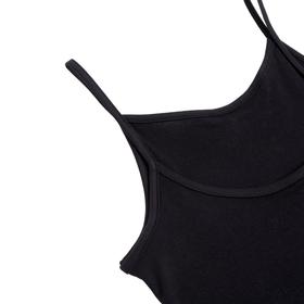 

Майка женская, цвет чёрный, размер 48 (XL)