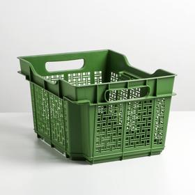 

Ящик универсальный 16 л, 40×30×22 см, цвет лавровый