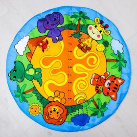 

Коврик развивающий с дугами «Джунгли», ростомер, зеркало, р-р 81х81х0,5 см.