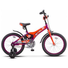

Велосипед 18" Stels Jet, Z010, цвет фиолетовый/оранжевый