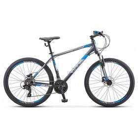

Велосипед 26" Stels Navigator-590 D, K010, цвет серый/синий, размер 16"