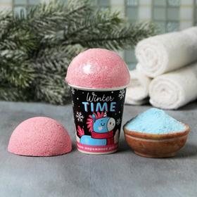 

Набор Winter time: соль мелкого помола, бомбочка для ванн