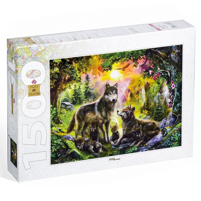 Пазл "Волки", 1500 элементов
