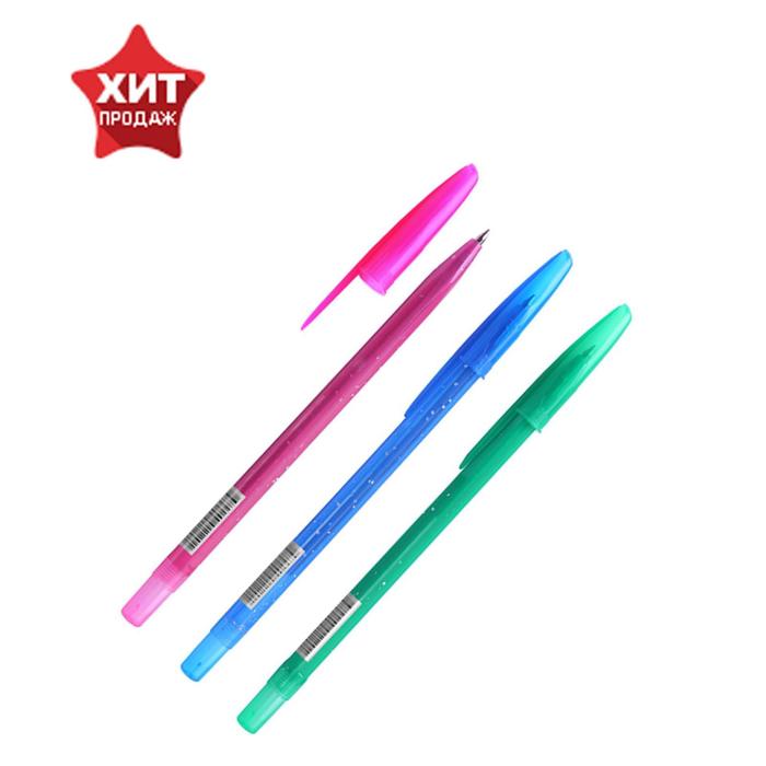 Ручка шариковая «Стамм» "Конфетти", узел 0.7 мм, чернила синие на масляной основе, стержень 135 мм, микс