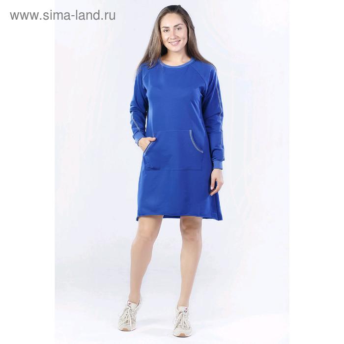 фото Платье женское, размер 46, цвет синий klery