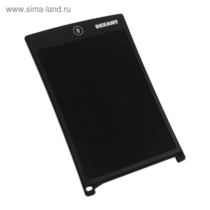 Планшет для рисования Rexant 70-5001, 8.5, защита от стирания, чёрный графический планшет rexant 8 5 inch 70 5001