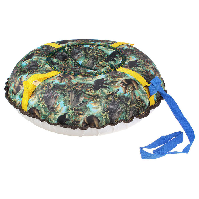 Тюбинг "Ватрушка", диаметр 70 см, с рисунком, цвета МИКС