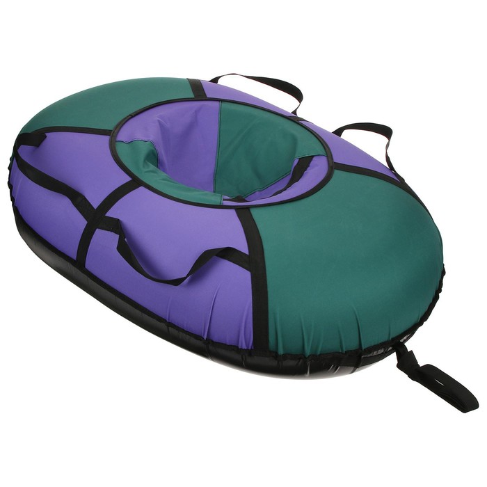 Тюбинг "Ватрушка овал", 125 х 95 см, цвета МИКС