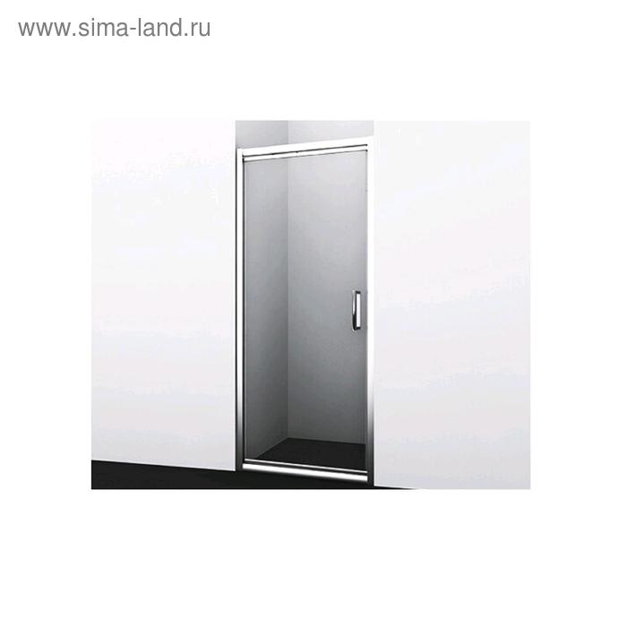 Душевая дверь WasserKRAFT 27I12, 1000 х 2000 мм, распашная, прозрачная душевая дверь wasserkraft 74p04 900 х 2000 мм распашная прозрачная