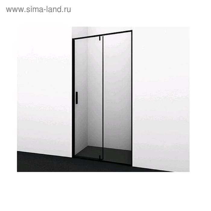 Душевая дверь WasserKRAFT 74P04, 900 х 2000 мм, распашная, прозрачная душевая дверь wasserkraft 48p12 1000 х 2000 мм распашная прозрачная