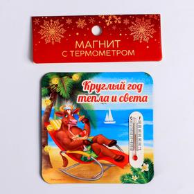 

Магнит с термометром «Круглый год тепла и света»