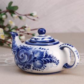 

Чайник "Сакура", 22х15х11см., 0.6 л, гжель
