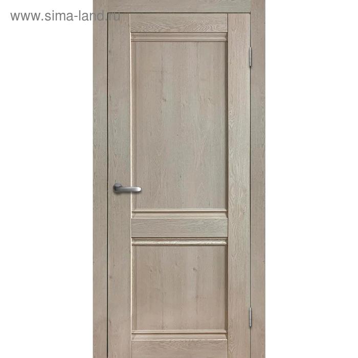 Дверное полотно «Салют-2», 800 × 2000 мм, глухое, цвет дуб эдисон