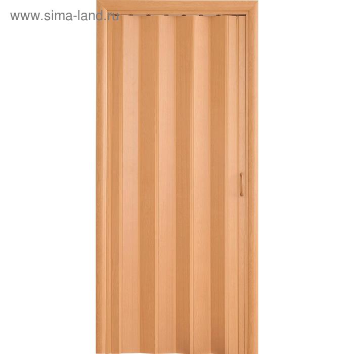 Раздвижная дверь «Вика. Комфорт», 620(840) × 2020 мм, пластик, глухое, цвет миланский орех дверь гармошка межкомнатная раздвижная миланский орех 2050 840