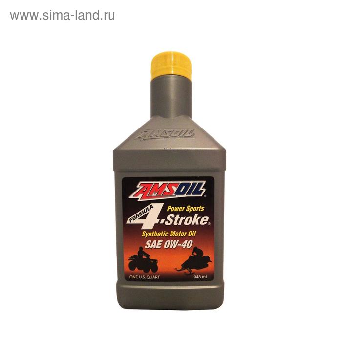 Моторное масло для 4Т AMSOIL Formula 4-Stroke® PowerSports Synthetic Motor Oil SAE 0W-40