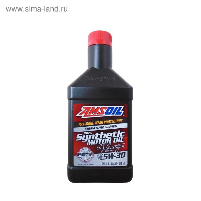 фото Моторное масло amsoil signature series synthetic motor oil sae 5w-30, 0,946л