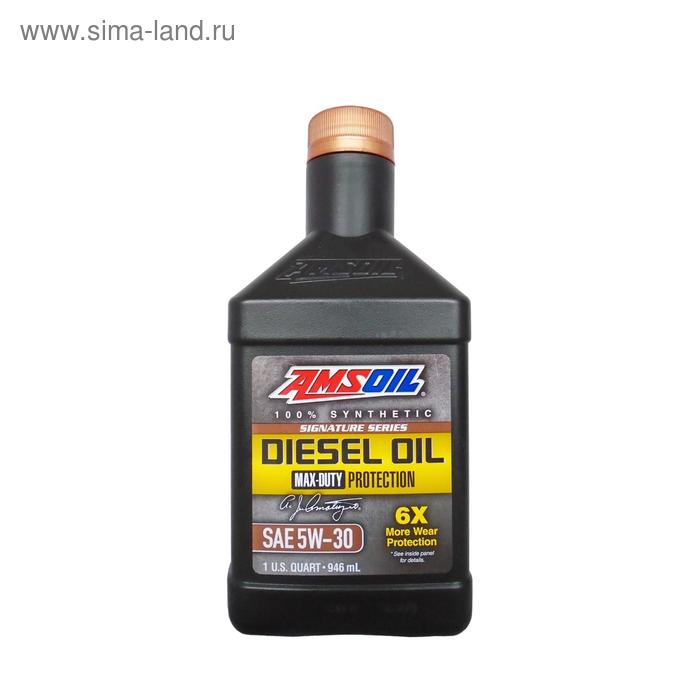 фото Моторное масло amsoil max-duty synthetic diesel oil sae 5w-30, 0.946л