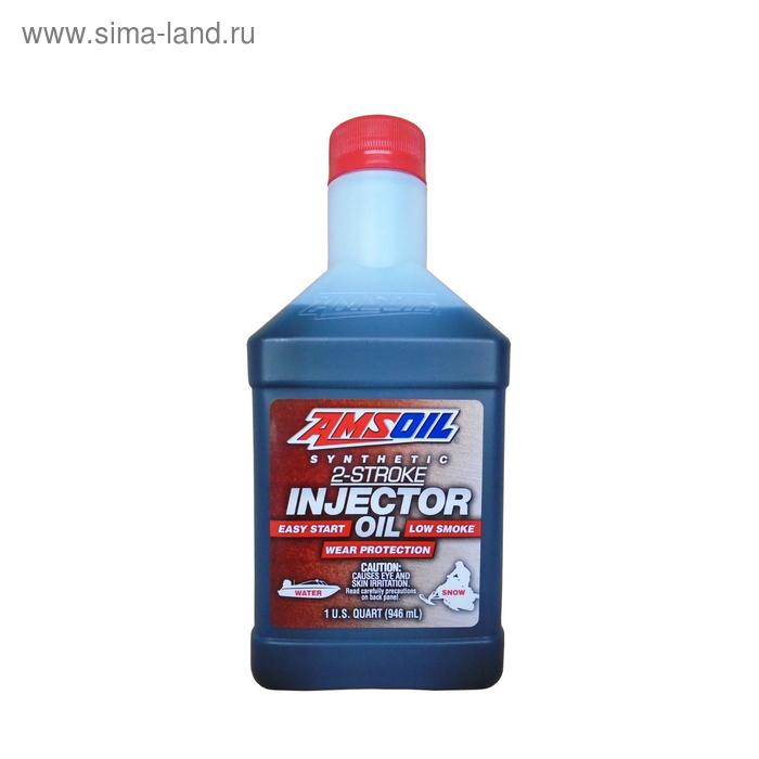 фото Моторное масло для 2-такт amsoil synthetic 2-stroke injector oil, 0,946л