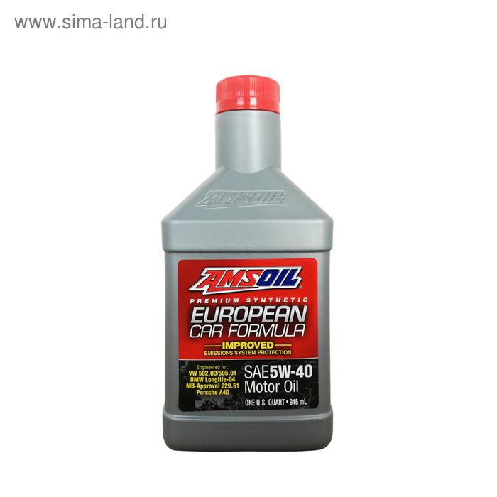 фото Моторное масло amsoil european car formula sae 5w-40 improved esp synthetic motor oil