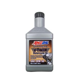 

Мотоциклетное масло AMSOIL Synthetic V-Twin Motorcycle Oil SAE 20W-50, 0,946л