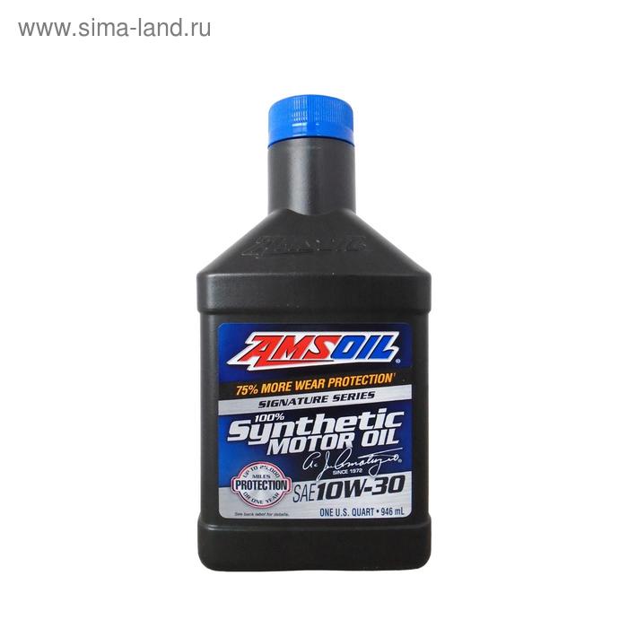 фото Моторное масло amsoil signature series synthetic motor oil sae 10w-30, 0,946л