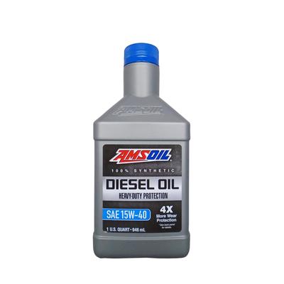 Моторное масло AMSOIL Heavy-Duty Synthetic Diesel Oil SAE 15W-40, 0.946л - Фото 1