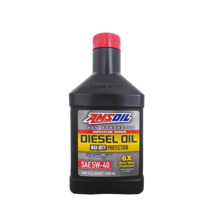 фото Моторное масло amsoil signature series max-duty synthetic diesel oil 5w-40, 0,946л