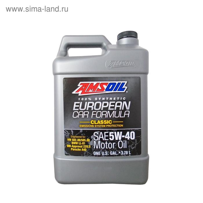 фото Моторное масло amsoil european car formula sae 5w-40 classic esp synthetic motor oil, 3,785л 51947