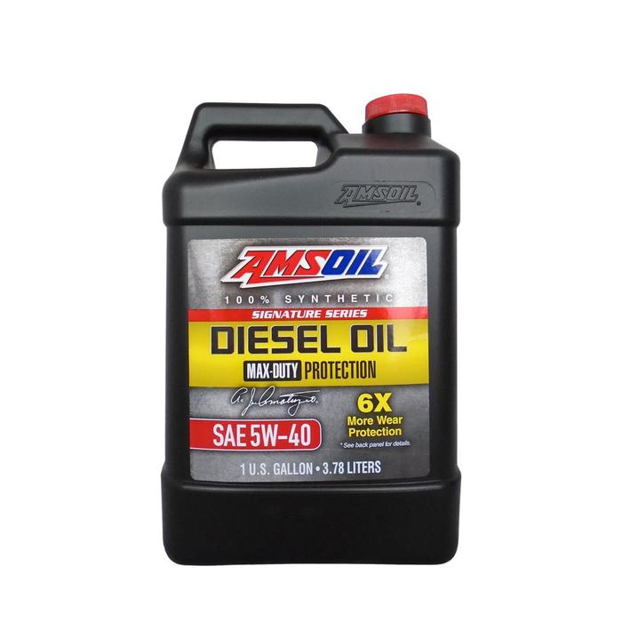 фото Моторное масло amsoil signature series max-duty synthetic diesel oil 5w-40, 3,78л